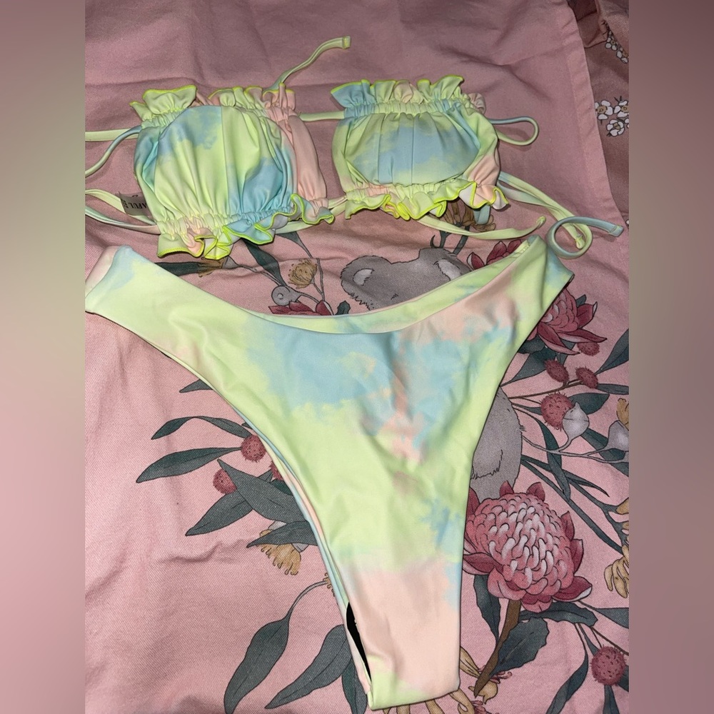 Nwt zaful tye dye bikini set